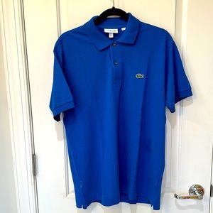 Lacoste polo shirt. Size L. Royal blue
